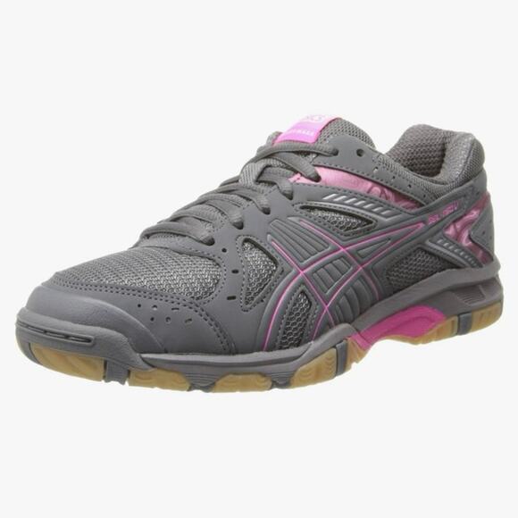 ASICS Women's SIZE 11 Gel 1150V B457Y Gray Pink Athletic Volleyball Shoe Sneaker - Picture 1 of 16